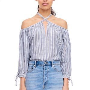 Rebecca Taylor Cold Shoulder top
